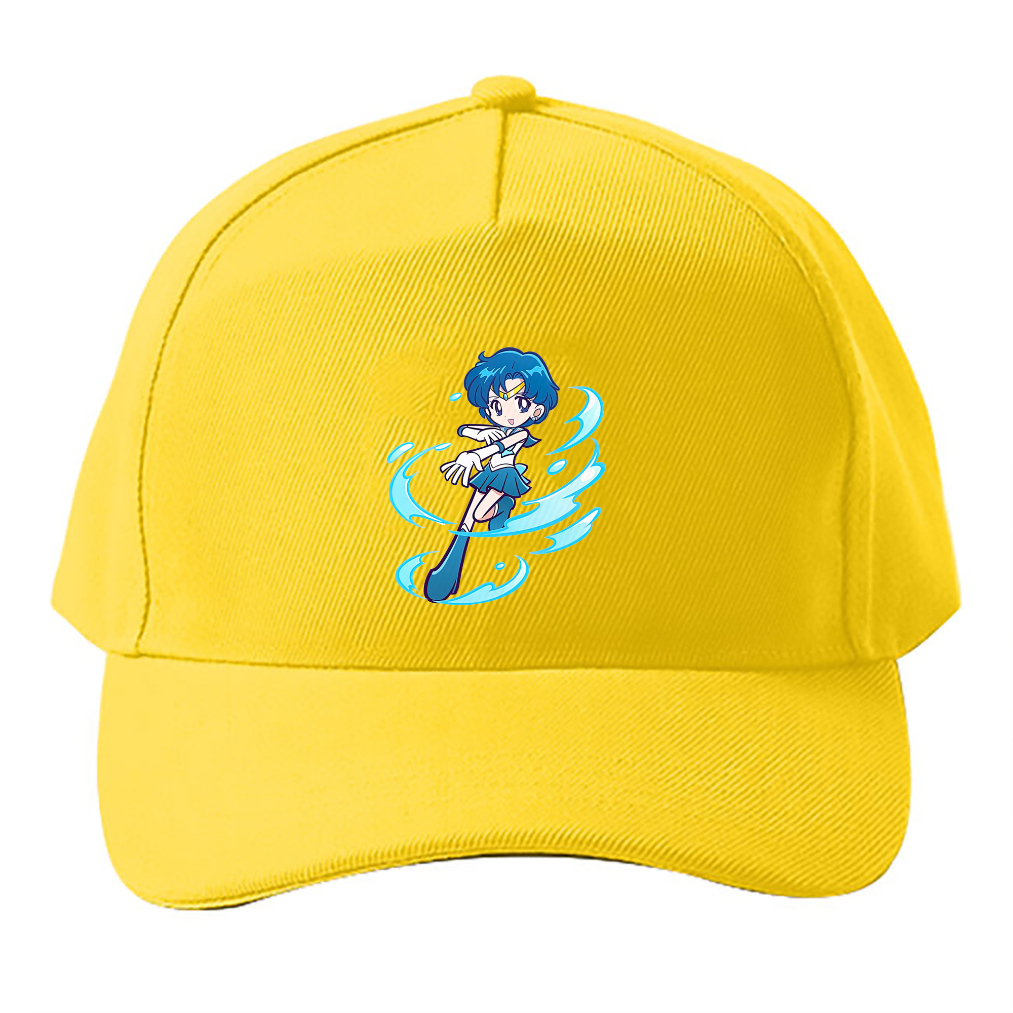 （画像用） 美少女戦士セーラームーン 水野 亜美 みずの あみ Sailor Moon Mizuno Ami ベースボールキャップ 綿100％ 男女兼用 帽子 スポーツ